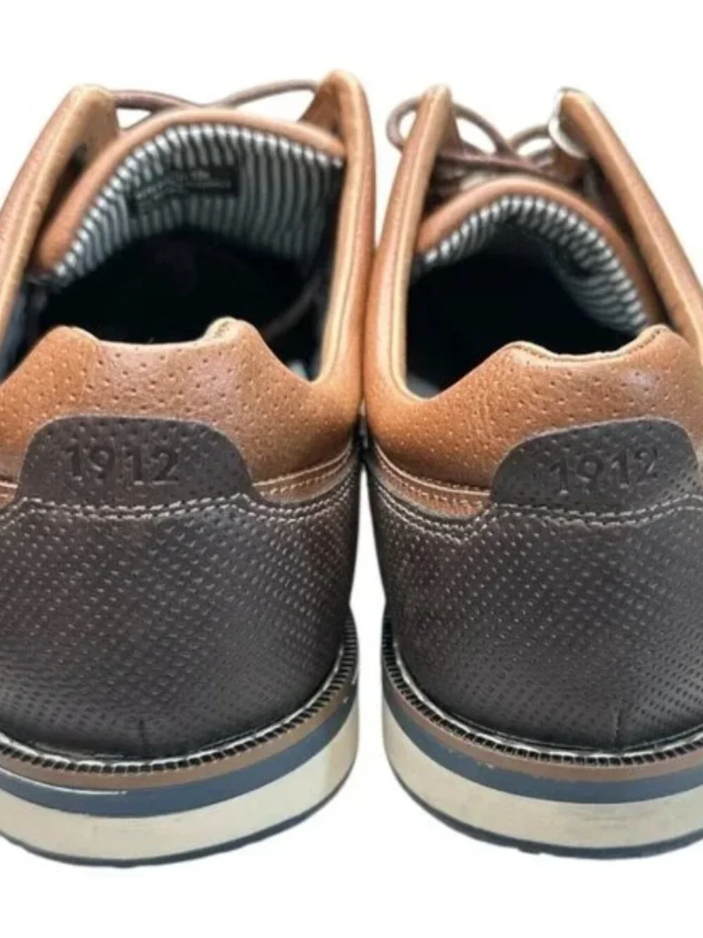 Nunn Bush Men’s Tan Oxford Dress Shoes | Size 10M | Memory Foam Comfort